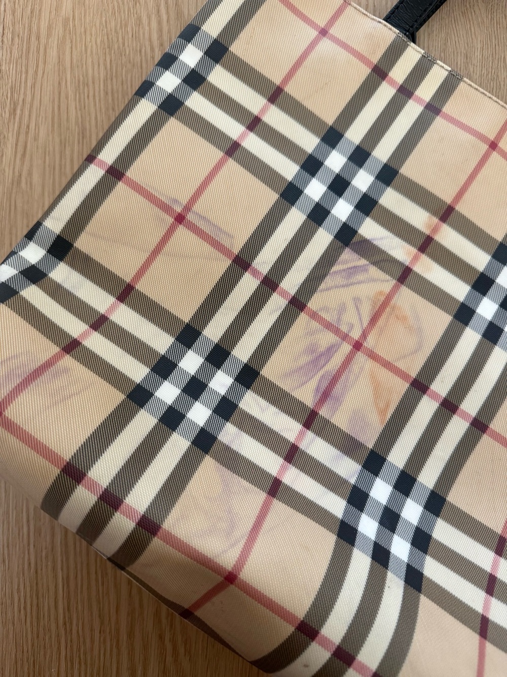 Burberry Nova Check Top Handle Bag - Picture 6 of 9